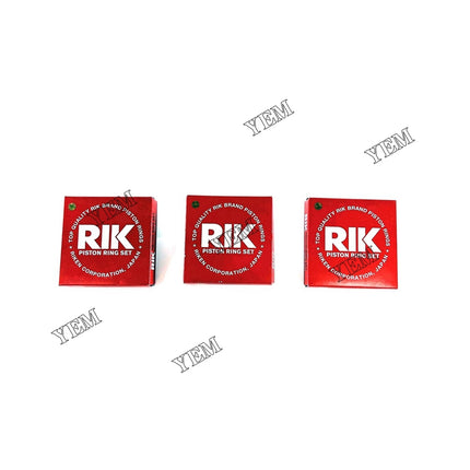 Piston + Ring Oversize 76mm ( + 0.50mm) Mitsubishi L3E PIN:18MM x3 PCS (MM437601) Engine Parts