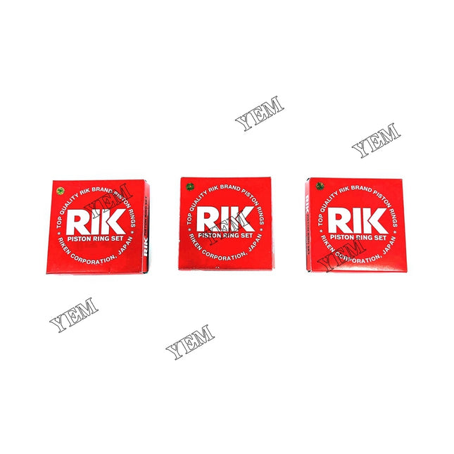 Piston + Ring Kit Set STD For MITSUBISHI L3E PIN:18MM x3 PCS Engine Parts