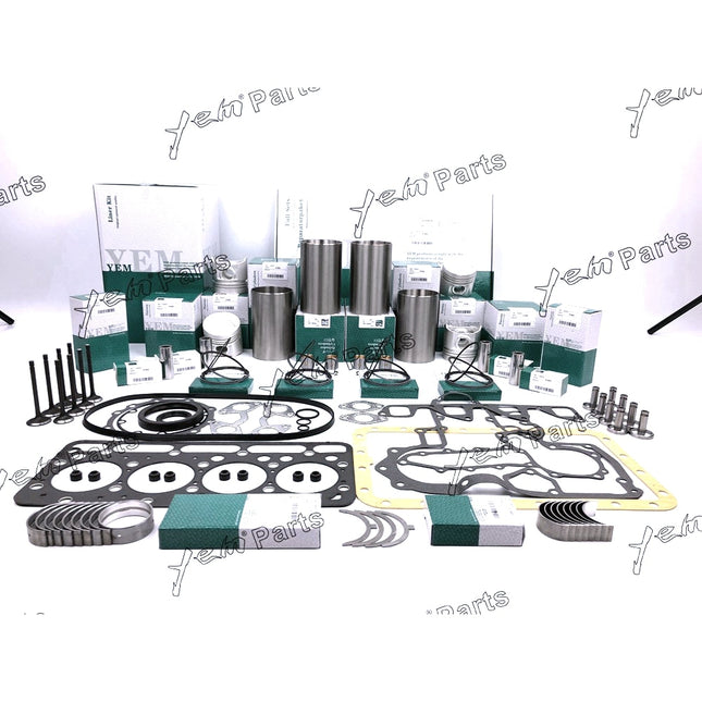V1903-B Overhaul Rebuild Kit For Kubota Engine L3600DT L3710HST Tractor W Valves