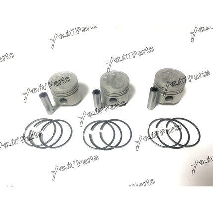 Piston Set STD 70mm For MITSUBISHI L3C x3 PCS Engine Parts