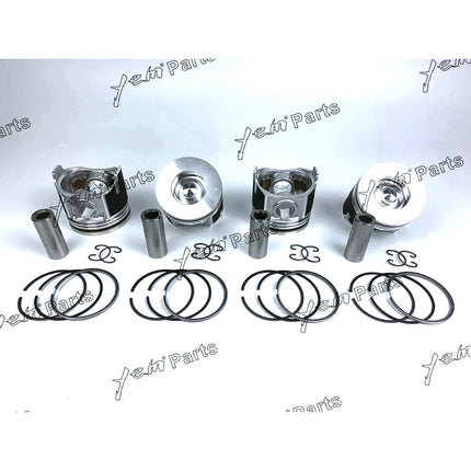 Piston + Ring Kit Set STD 87mm For Kubota V2607 Engine Parts