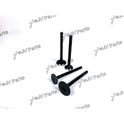 Valve Set For Kubota Z482 (76.9mm) - Intake x 2 + Exhaust x 2 Engine Parts