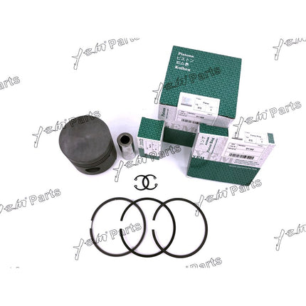 Piston + Ring Kit Set STD 76mm For Kubota D1102 Engine Parts