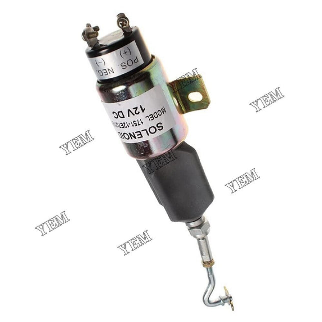 Shutoff Solenoid Switch 1751-12E7U1B1S5 SA-3796 12V Solenoid Coil For Yanmar