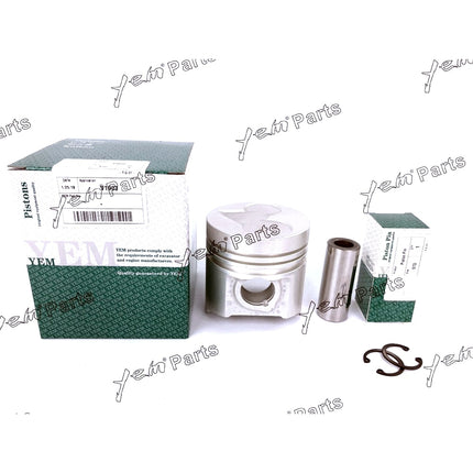 Piston Set STD 80mm For Kubota V1903 Engine Parts