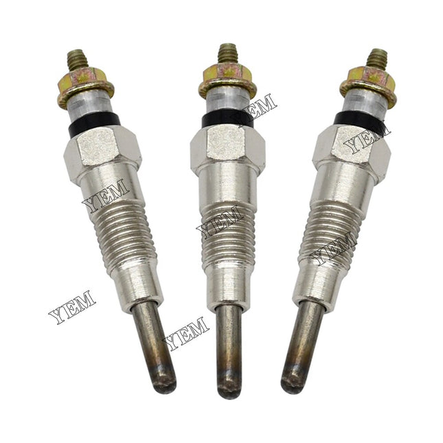 Glow Plug For Yanmar 3TNE74 3TN66C, 3TN66UJ Engine 3PCS