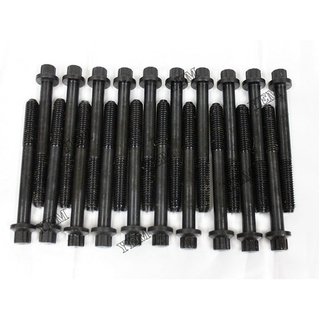 18PCS New Cylinder Head Bolt For Isuzu 4JG1 4JG2 4JH1 4KH1 Forklift Excavator