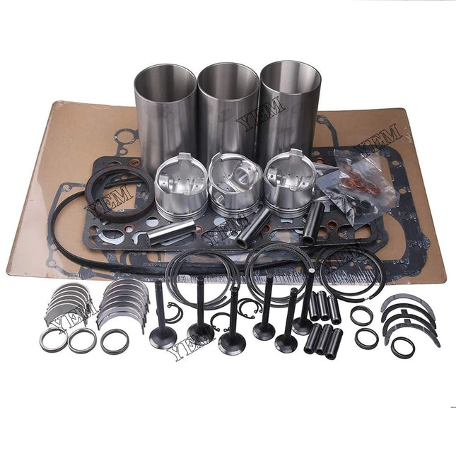 Overhaul Rebuild Kit For Isuzu 3KR2 Engine W Valves, Guides