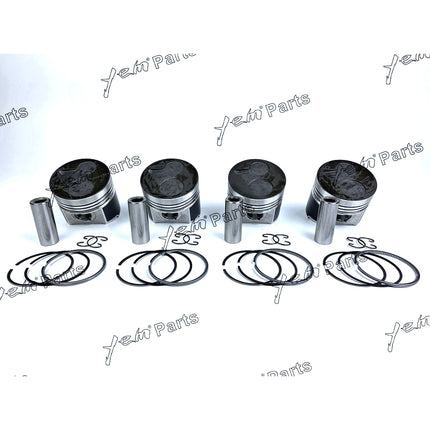 1 Set For Kubota Engine V2203 V2203B V2203T STD Piston Set (Pin & Clip & Rings)
