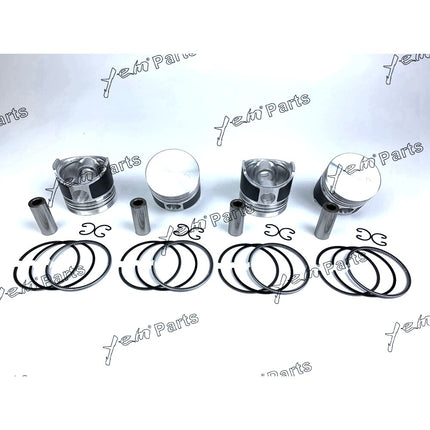 Piston + Ring Kit Set STD 72mm For Kubota ZB600 / D850 / V1100 Engine Parts