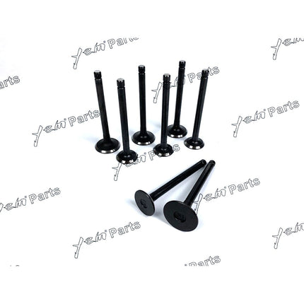 Engine Valve Set For Kubota V2003 - Intake x4 + Exhaust x4 Engine Parts