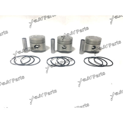Piston Set STD 70mm For MITSUBISHI L3C x3 PCS Engine Parts