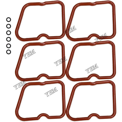 6X Valve Cover Gaskets 3902666 3910824 For Dodge Cummins 12V 5.9L 6BT 5.9 Engine