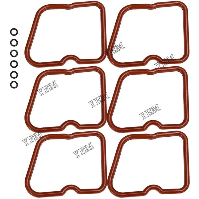 6X Valve Cover Gaskets 3902666 3910824 For Dodge Cummins 12V 5.9L 6BT 5.9 Engine