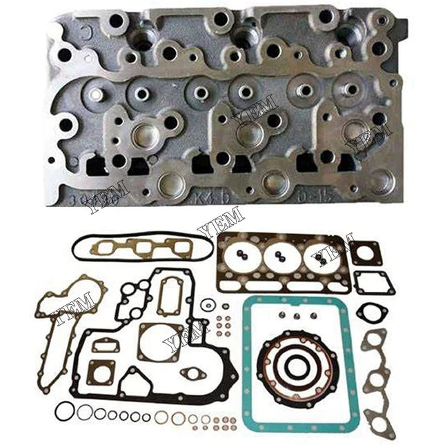 Complete Diesel Cylinder Head Valves + Full Gasket Set For Isuzu 3LD1 Engine
