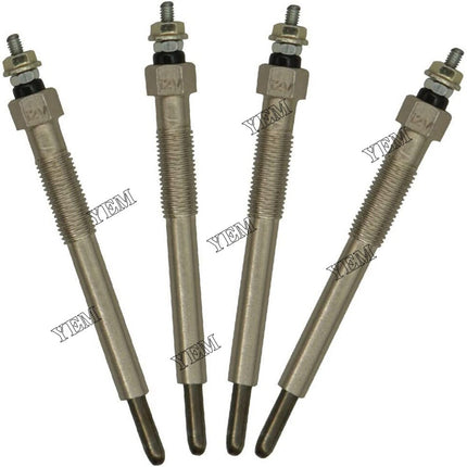 4 PCS Glow Plug For Yanmar 3TNV84 4TNV84 Engine
