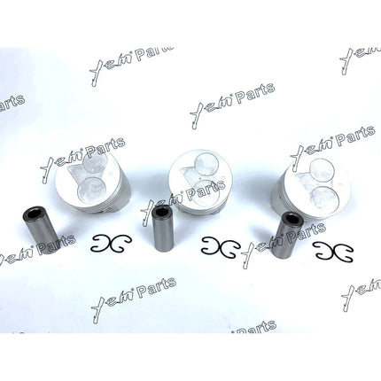 Piston Set Oversize 67mm ( + 0.50mm) For Kubota D722 x3 PCS Engine Parts