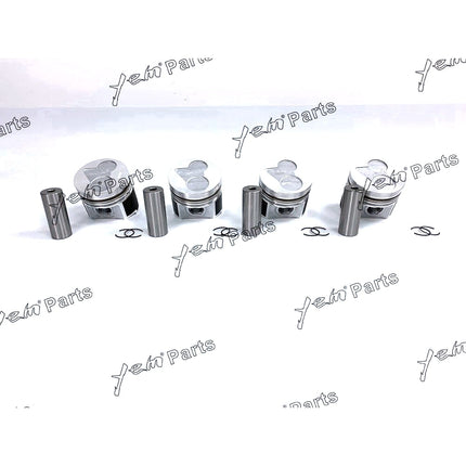 Piston Set 87mm + 0.50mm For Kubota V2203-DI Engine Parts