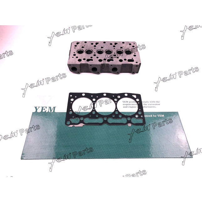 D1105 Cylinder Head + Head Gasket For Kubota B26 U25S B2410HSD F2400 RTV1100