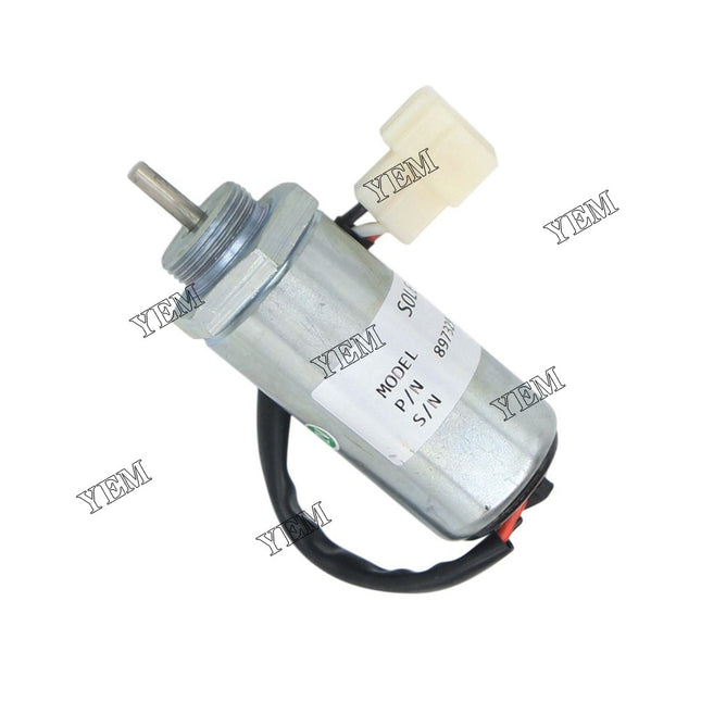 12V Stop Solenoid 8970701303 For Doosan Crawler Excavator SOLAR 030;035;030 PLUS