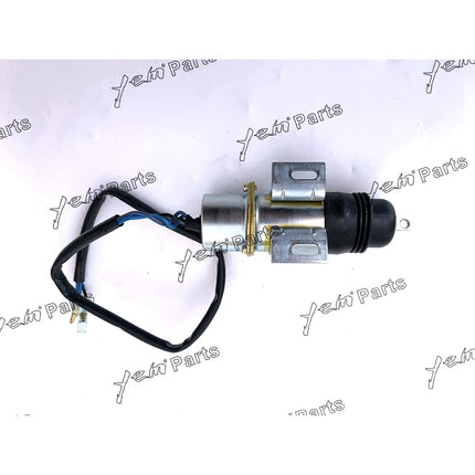 Heavy Duty Fuel Shutoff Solenoid MV2-17A 12V For Hitachi Isuzu 4JG1 6BG1 6BB1