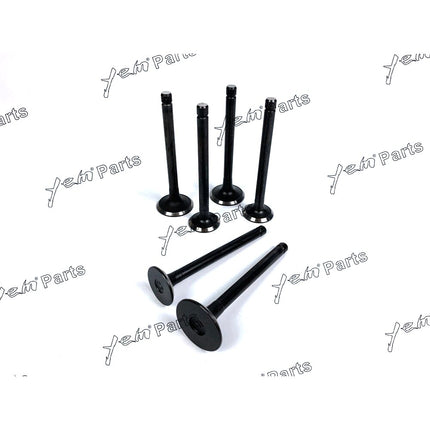 1 Set Intake Valve & Exhaust Valve & Valve Oil Seal For Komatsu Yanmar 3D84-1