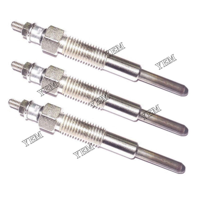 3PCS Glow Plugs SBA185366190 915-617 For New Holland Tractor TC25 TC29 TC30 TC35