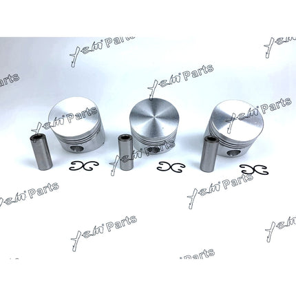 Pistons Set STD 75mm For Kubota D950 x3 PCS (15732-21112) Engine Parts