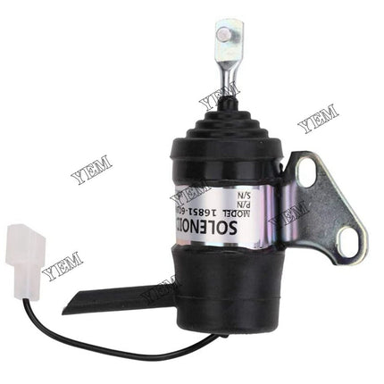 Stop solenoid valve 16851-60012 For Kubota Tractor Mower Excavator generator