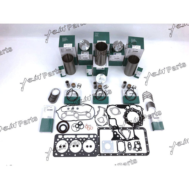 For Kubota D902 D902EBH Overhaul Rebuild Kit KX41-3 Excavator Tractor Engine Set