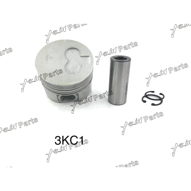 Piston + Ring Kit Set Oversize 74mm ( + 0.50mm) ISUZU 3KC1 x3 PCS (8-97176-893-0) Engine Parts