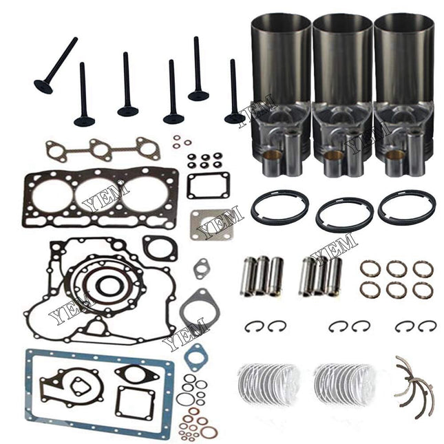 For Yanmar 3TN75 3TN75E 3TN75U Direct-Injection Engine Overhaul Rebuild Kit
