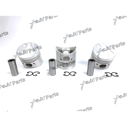 Pistons Set For Kubota D905 STD x3 PCS Engine Parts