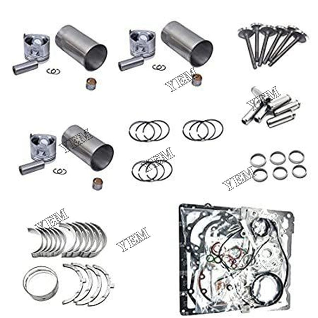 Rebuild Overhaul Kit For Kubota D1503 Engine L2900 L3000 L3010 L3130 Tractor