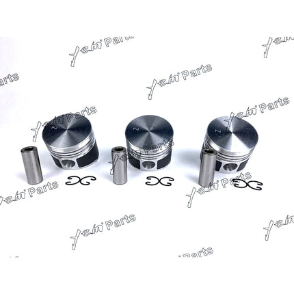 Piston Set Oversize 72mm ( + 0.50mm) For Kubota D850 x3 PCS Engine Parts