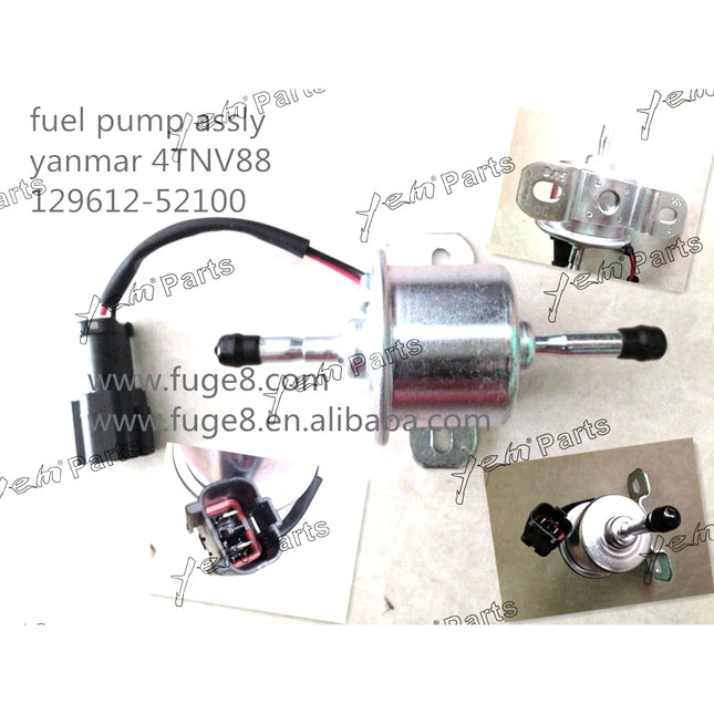 Fuel feed pump 129612-52100 For Yanmar 4TNV88 3TNV88 Takeuchi TB230 Hitachi 12v