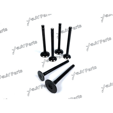 Engine Valve Set For MITSUBISHI K3D - Intake x3 + Exhaust x3 Engine Parts