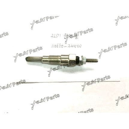 3 PCS 3LD1 Engine Plug Glow For Isuzu 3LD1 Engine Hitachi Daewoo Excavator