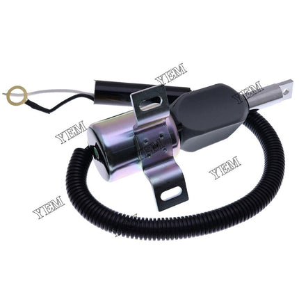 Stop Solenoid For Mustang MTL20 Track Loader Gehl CTL70 For Isuzu 4JG1-TPA 185208