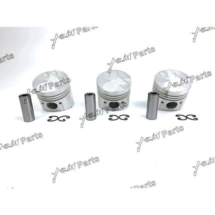3PCS Piston STD 16304-2110 For KUBOTA D905 D905E B905B B905H Engine