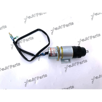 Heavy Duty Fuel Shutoff Solenoid MV2-17A 12V For Hitachi Isuzu 4JG1 6BG1 6BB1