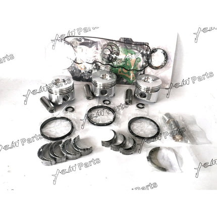 Piston,Full Gasket, Bearing, Rings, Thrust Washer For Yanmar 3TNV82A 3TNV82 Engine