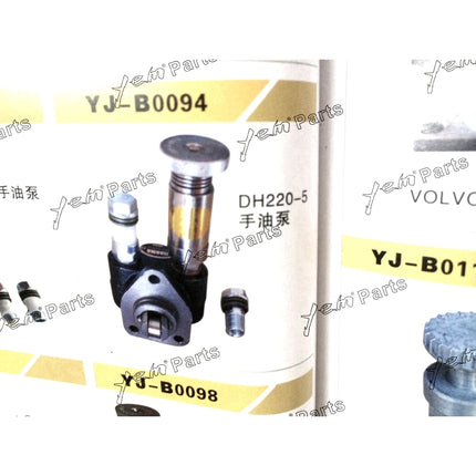 DB58T DB58 FUEL FEED PUMP FITS DOOSAN,DAEWOO DH220-5 DH220-7 DH215-7 DH225