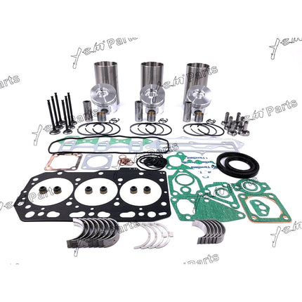 For Hitachi ZX30U-2 ZX35U-2 ZX27U-3 ZX29U-3 3TNV88 Engine Overhaul Rebuild Kit