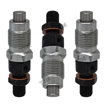 3X Fuel Injectors 16001-53002 For Kubota BX1500D BX1800D BX1830D BX2350D BX2230D