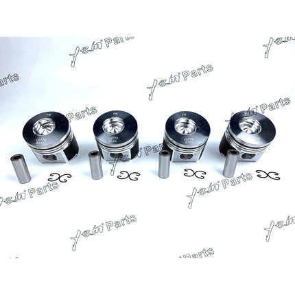 Piston Set STD 83mm For Kubota V2003 x4 PCS Engine Parts