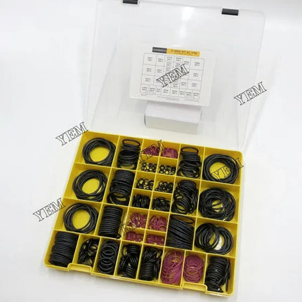 O-Ring Kit with 580 Nitrile O Rings in 32 Sizes For Caterpillar 2701528 4C4782