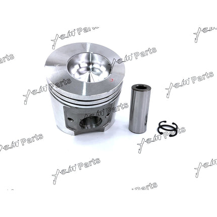 4 Set Piston & Rings & One Gasket Set Kit For Yanmar 4D94 4TNE94 Engine