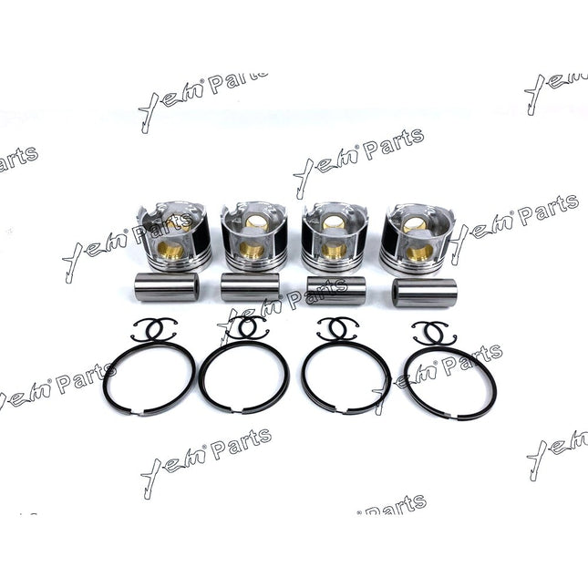 For Kubota piston with pin & ring set 76mm STD 15221-21110 15221-21050 15221-22311