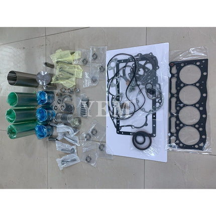 4 Cylinder Rebuild Kit For Kubota V1505 V1505BH V1505-E Engine B3030HSD Tractor